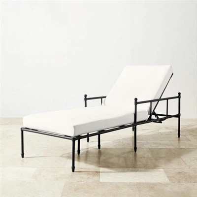 سرير نهاري في الهواء الطلق المعدني